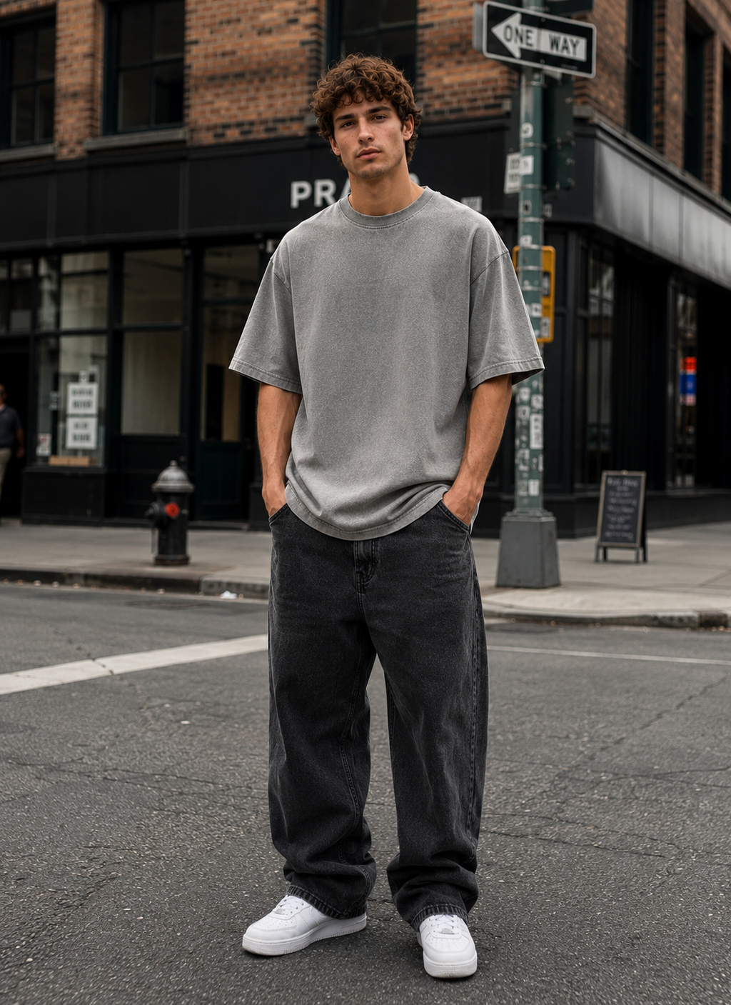 Washed Oversized Tee