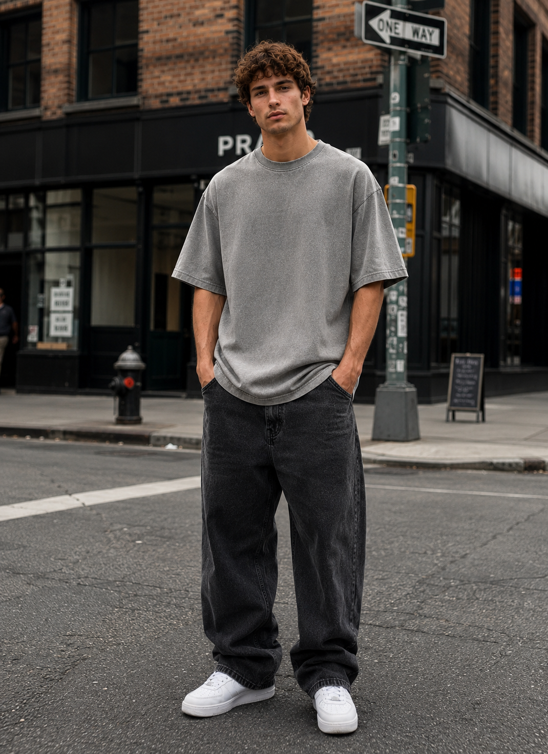 Washed Oversized Tee
